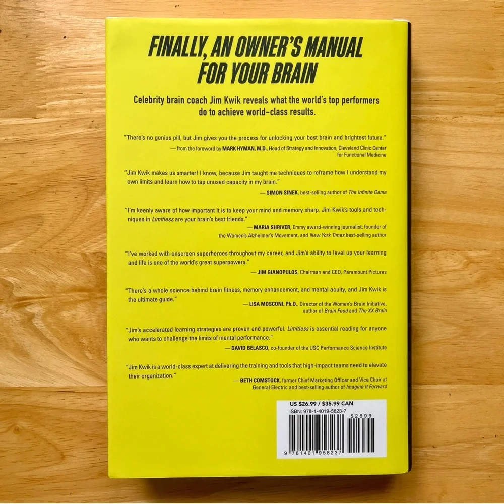 Limitless by Jim Kwik Hardcover Book - Picture 5 of 5